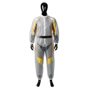 Transparent rain suit